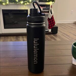 Lululemon x Atlanta Hawks Black Water Bottle